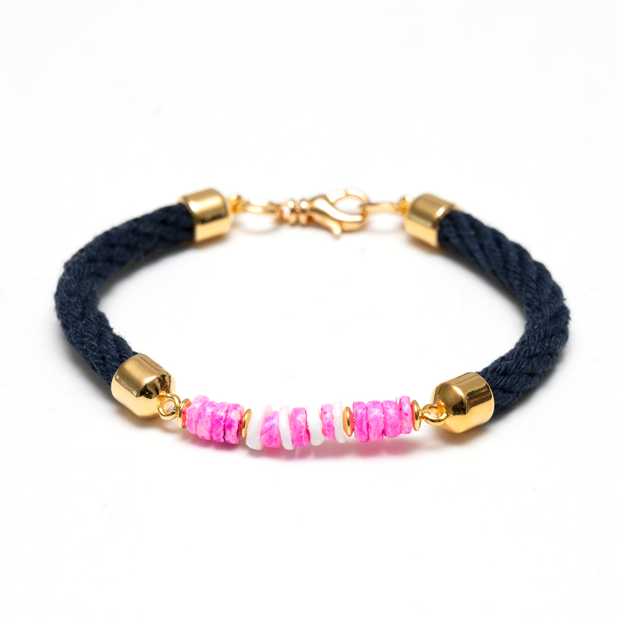 Menemsha - Navy/Pink/Gold